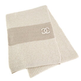 【未使用品】 シャネル ココマーク カシミア ニット ロング マフラー ベージュ カシミア100％ ブランド小物 CHANEL 6042715j【中古】