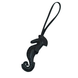 【未使用】エルメス イポ バッグチャーム タツノオトシゴ B刻印 2023年 レディース アニョーミロ ブラック キーホルダー かわいい 上品 おしゃれ 6039783mm-M【中古】