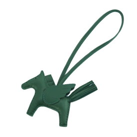 【未使用品】 エルメス ロデオPM ペガサス バッグチャーム アニョーミロ スイフト ヴェールモワイヤン W刻 ブランド小物 HERMES 6063211j【中古】
