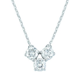 【中古】 タサキ TASAKI プラチナ ダイヤモンド 計1.13ct 3P ネックレス レディース アクセサリー Pt900/850 上品 シンプル 6086218jm-L
