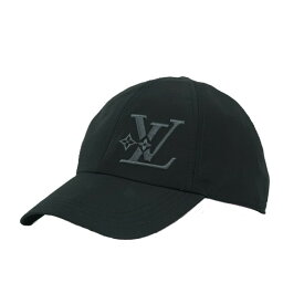 【美品】LOUIS VUITTON 帽子 キャップ LVスマッシュレイン M7714M 2024年 WA5204 ブラック ブランド小物 6094447m【中古】