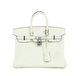 【美品】HERMES バーキン25 ハンドバッグ スイフト マッシュルーム シルバー金具 B刻 ブランドバッグ 5s36219H【中古】