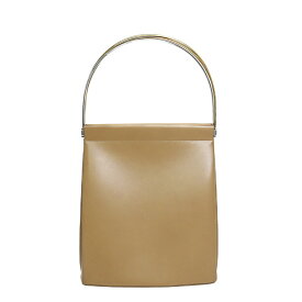 【美品】Cartier トリニティ ハンドバッグ L1000523 カーフレザー ベージュ スリーカラー金具 ブランドバッグ 5s32535M【中古】