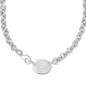 ティファニー リターントゥ オーバルタグ チェーン ネックレス SV925 シルバー ブランドアクセサリー TIFFANY&Co. 6131639m【中古】