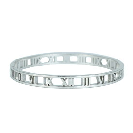 ティファニー オープン アトラス バングル ブレスレット スターリングシルバー Sv925 ブランドアクセサリー TIFFANY＆Co. 6184035m【中古】