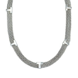 ティファニー Tロープ 4連ツイスト チェーンネックレス スターリングシルバー Sv925 ブランドアクセサリー ヴィンテージ TIFFANY＆Co. 6171465m【中古】