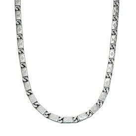 ルイ・ヴィトン ネックレス モノグラム タイドアップ ロゴ メタル シルバー ブランドアクセサリー M00919 LOUIS VUITTON 6228673m【中古】