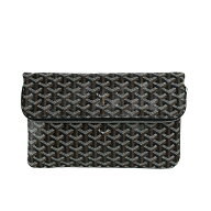 【美品】GOYARD ゴヤール サンマリー MM クラッチバッグ STMARIMMLTY01CL01P ノワール ブラック コーティ…