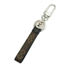 ルイ ヴィトン LOUIS VUITTON キーリング チャーム モノグラム キーホルダー・スリム ドラゴンヌ M00853 シルバー金具 メンズ 6338615M 【中古】
