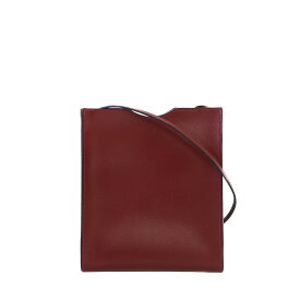 HERMES オニメトゥ ショルダーバッグ ポシェット ボックスカーフ ルージュアッシュ □F刻 クロスボディバッグ ブランドバッグ 5274345MQ【中古】