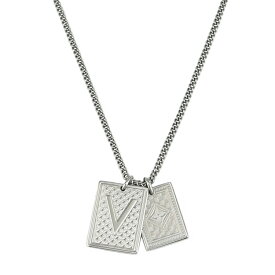 【極美品】LOUIS VUITTON ネックレス コリエ プラークス ギャンブリング ペンダント M62678 メタル シルバー アクセサリー ブランド小物 ルイヴィトン 6370828m【中古】