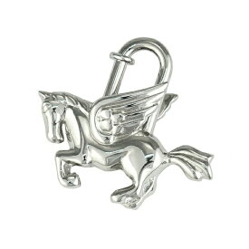 【美品】 エルメス カデナ ペガサス チャーム メタル シルバー ブランドアクセサリー HERMES 6436576m【中古】