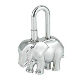 エルメス カデナ エレファント ゾウ チャーム メタル シルバー ブランドアクセサリー HERMES 6436676m【中古】