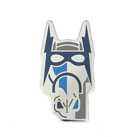 【美品】 エルメス シュヴァル マスケ ピンブローチ ピンバッジ ホースデザイン メタル シルバー ブルー HERMES 6439529m【中古】