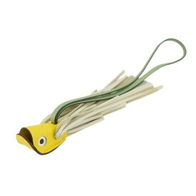 【未使用】HERMES エルメス ポワソン エプソン バッグチャーム 魚 ジョーヌナプル クレ ヴェールクリケット フィッシュ K刻印 6558462m【中古】