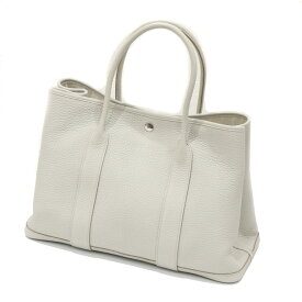 【美品】 HERMES GARDEN PARTY PM GP 36 PHW NEGONDA GRIS PERLE エルメス ガーデンパーティ PM レディースバッグ ハンドバッグ トートバッグ □Q刻印 2013年 ネゴンダ レザー グリスパール グリペルル バッグ ブランドバッグ 鞄【中古】 3024328JC2