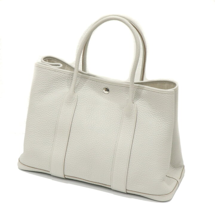 楽天市場】【美品】 HERMES GARDEN PARTY PM GP 36 PHW NEGONDA GRIS 