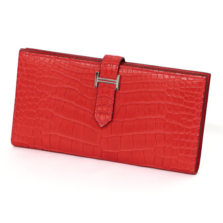 楽天市場】【極美品】HERMES エルメス ベアンスフレ 二つ折り 長財布  