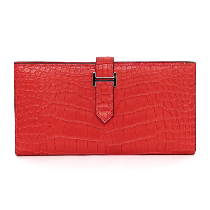 楽天市場】【極美品】HERMES エルメス ベアンスフレ 二つ折り 長財布  