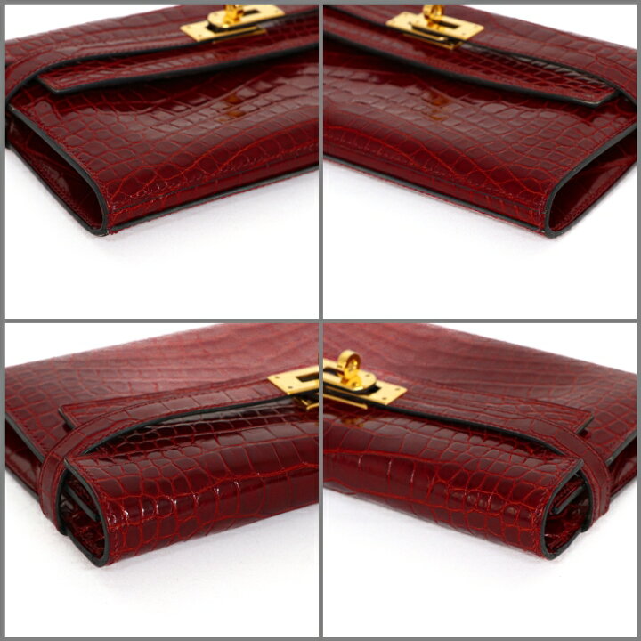 楽天市場】HERMES ケリーウォレット ロング 二つ折り長財布  