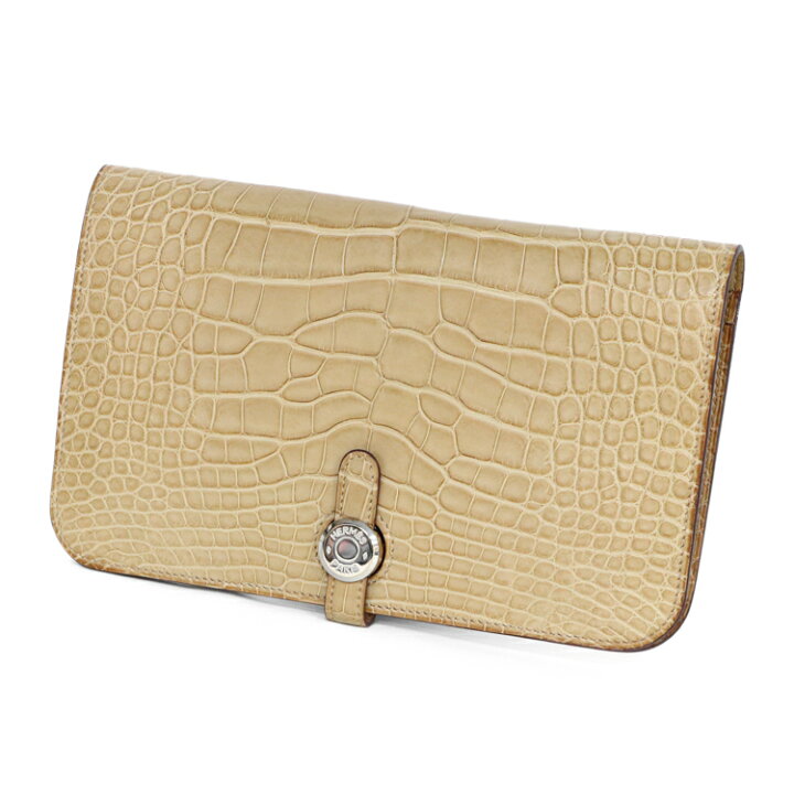 楽天市場】【美品】HERMES エルメス ドゴン GM ドゴンデュオ 二つ折り  