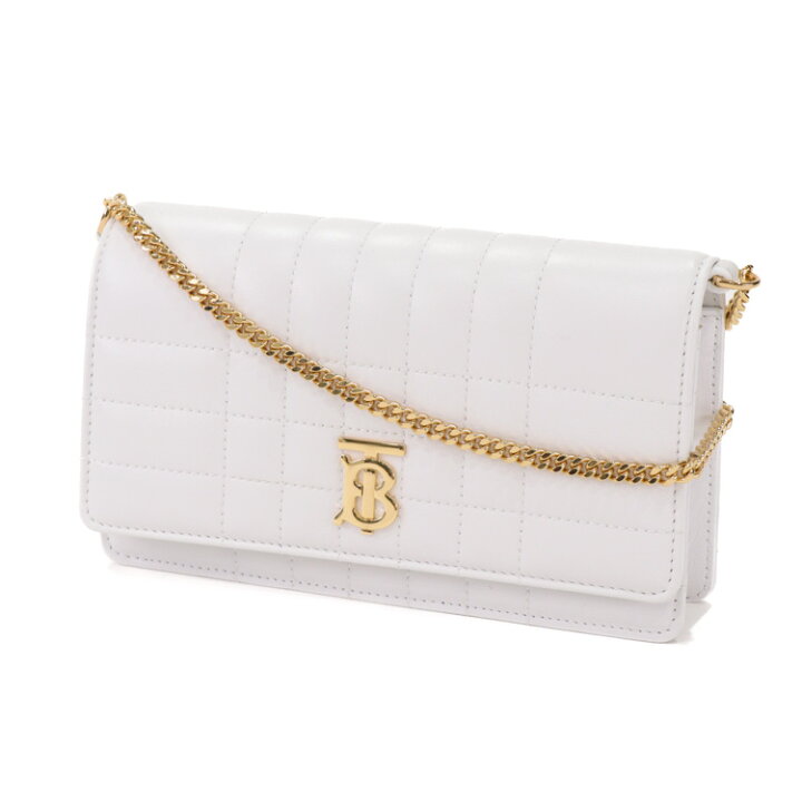 楽天市場】【美品】 BURBERRY LOLA CRUTCH CHAIN SHOULDER BAG OPTIC 