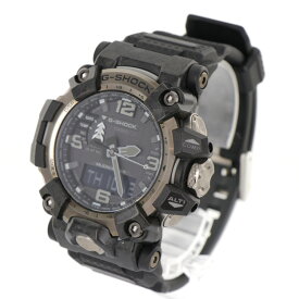 【中古】カシオ　CASIO　Gショック マッドマスター　G-SHOCK　メンズ腕時計 　マスターオブG　デジアナ　GWG-2000-1A-1JF　電波時計　ソーラー　樹脂　ステンレススチール　グレー文字盤　ソーラー電波　23-4618-J