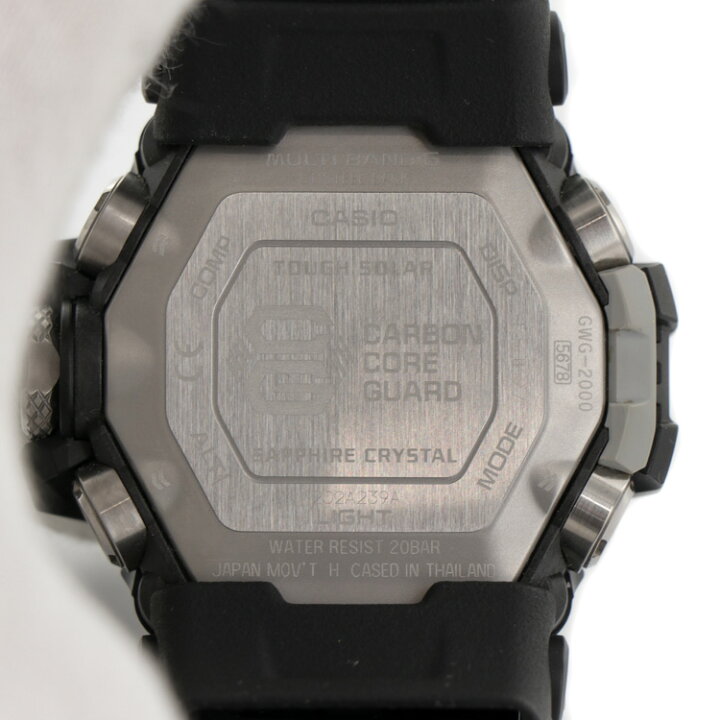 楽天市場】【美品】 CASIO G-SHOCK MADMASTER GWG-2000-1A-1JF MASTER  