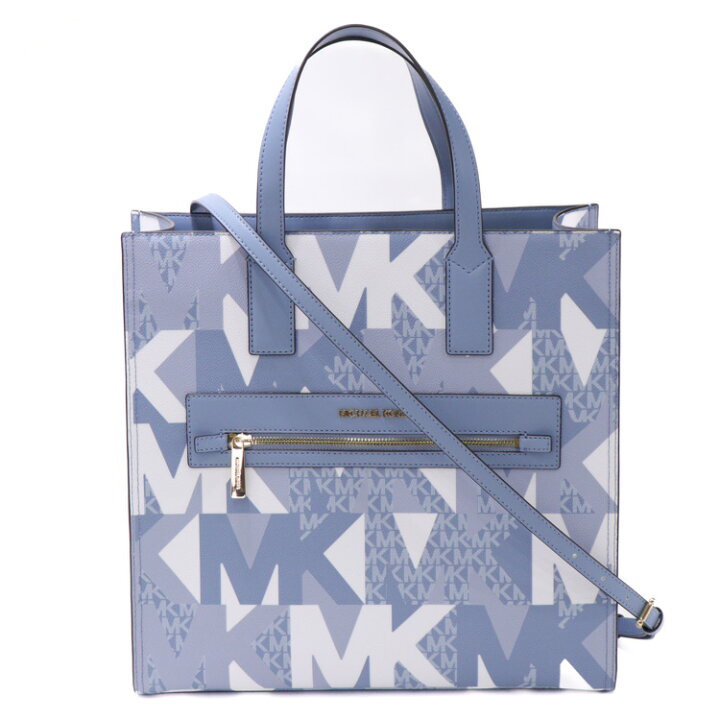 楽天市場】【極美品】 MICHAEL KORS KENLY LG CHAMBRAY MLT 35H1GY9T3T 