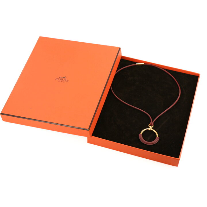 楽天市場】【中古】【中古良品】エルメス ループグラン ネックレス  