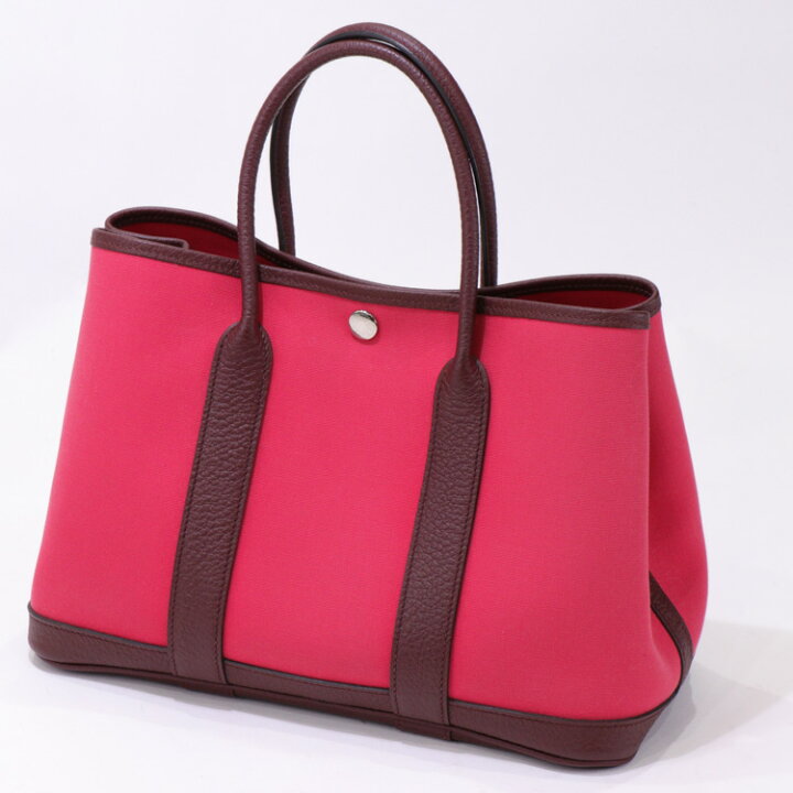 楽天市場】【美品】 HERMES GARDEN PARTY TPM GP 30 PHW TOILE 