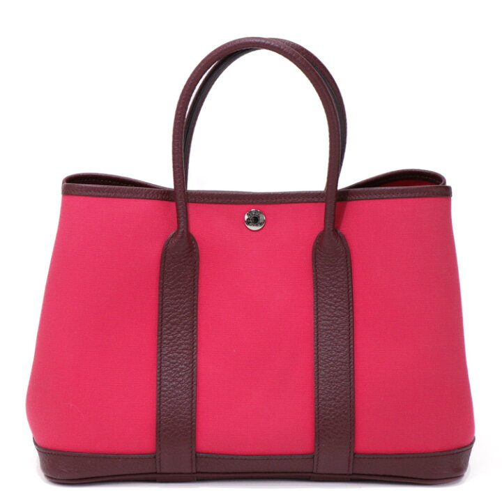 楽天市場】【美品】 HERMES GARDEN PARTY TPM GP 30 PHW TOILE 