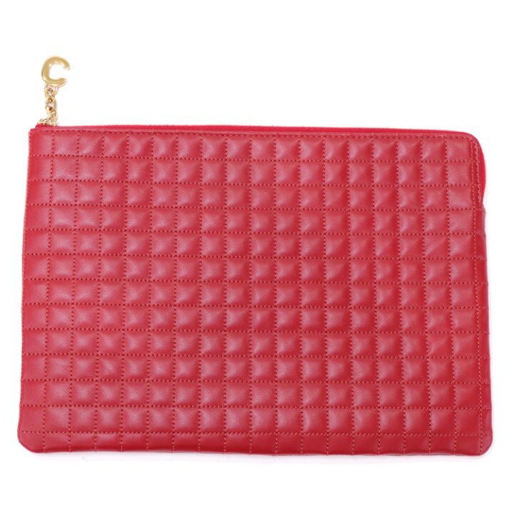 楽天市場】【美品】 CELINE C CHARM POUCH セリーヌ クラッチバッグ  