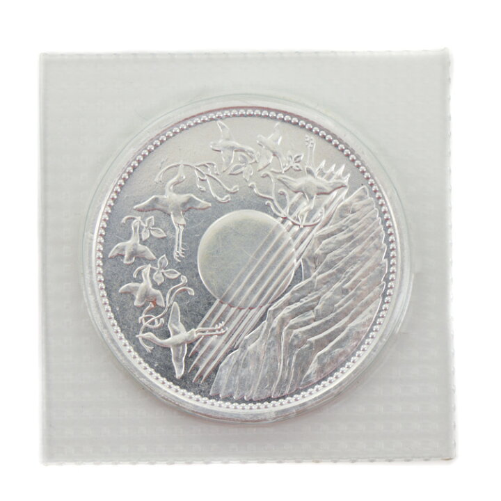 楽天市場】【中古】日本国 天皇陛下御在位六十年記念 銀貨 1万円銀貨  