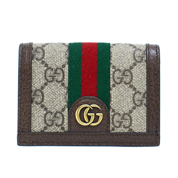 楽天市場】【中古】グッチ レディースカードケース オフィディア GG 