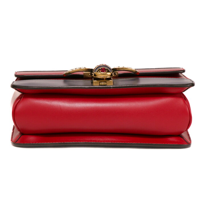 楽天市場】【美品】GUCCI QUEEN MARGARET STRIPE SHOULDER BAG 476542 