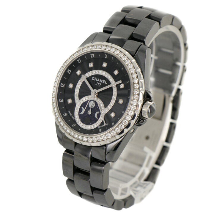 楽天市場】【美品】 CHANEL J12 FARS DE LUNE MOONPHASE H3407 