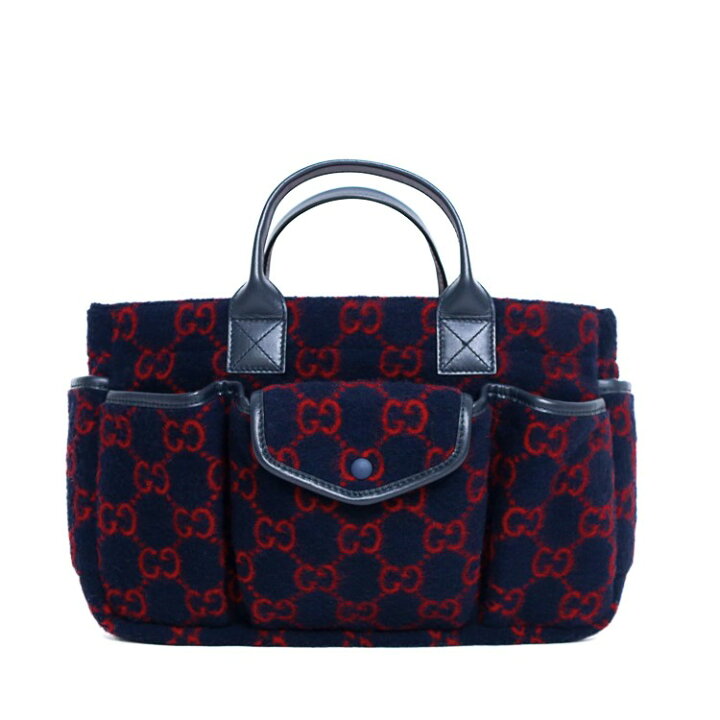 楽天市場】【美品】GUCCI グッチ チルドレンズ GGウール トートバッグ 