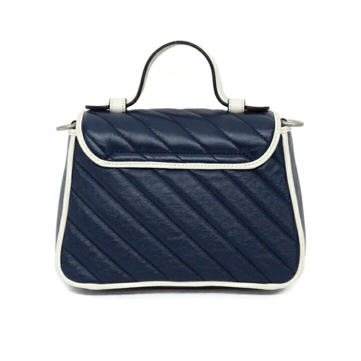 楽天市場】【美品】GUCCI グッチ GGマーモント ミニ トップハンドル  