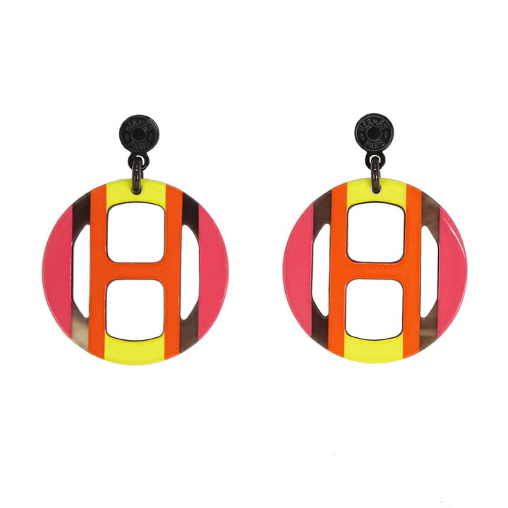 楽天市場】【美品】HERMES エルメス Hエキップ ピアス スウィング 