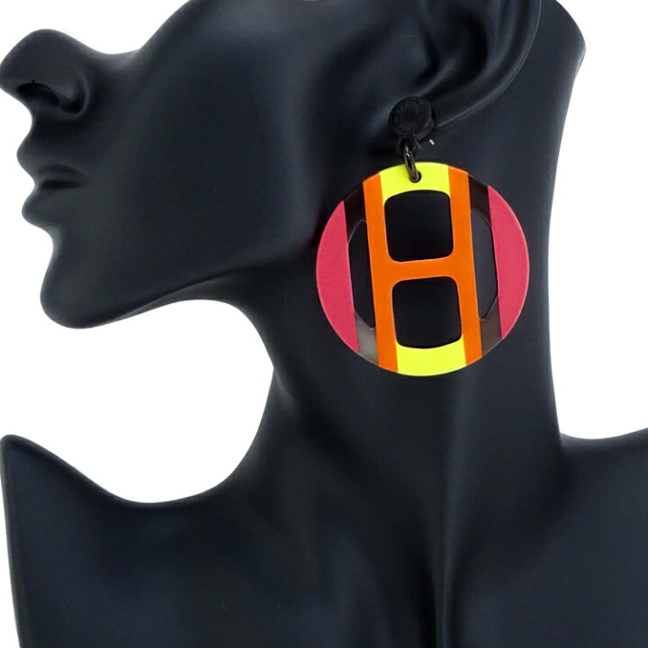 楽天市場】【美品】HERMES エルメス Hエキップ ピアス スウィング 