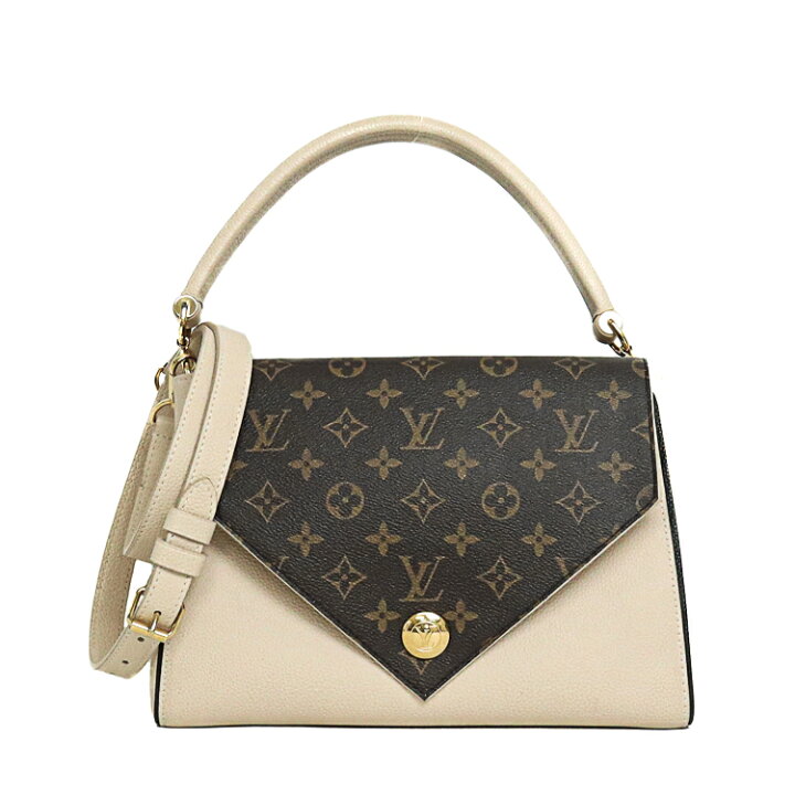 楽天市場】LOUIS VUITTON ルイヴィトン ドゥブル V ハンドバッグ 2way  