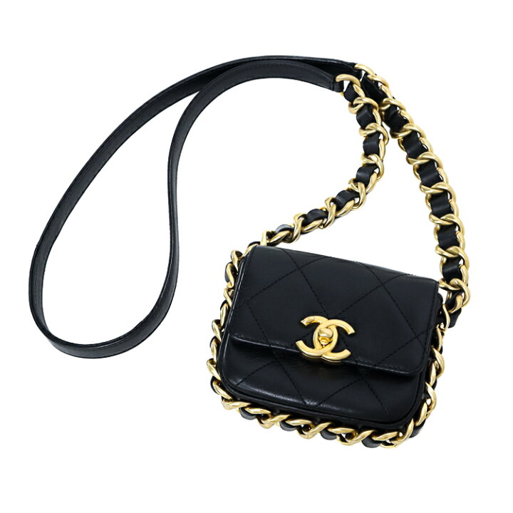 楽天市場】【美品】CHANEL シャネル マトラッセ ミニ フラップバッグ 