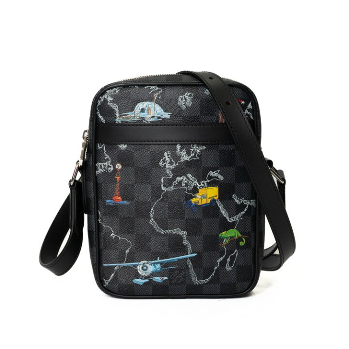 楽天市場】【美品】ルイヴィトン ダミエ・グラフィット ダヌーブ PM NM 