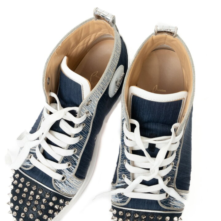 楽天市場】【中古】クリスチャン・ルブタン ハイカット スニーカー  