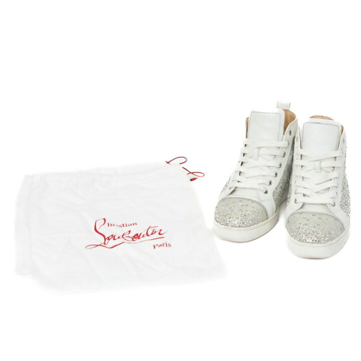 楽天市場】【美品】 CHRISTIAN LOUBOUTIN ハイカット スニーカー  