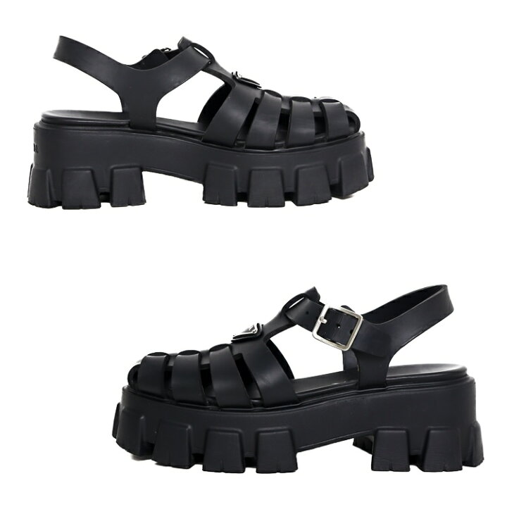 楽天市場】PRADA プラダ ラバーサンダル 厚底 グルカサンダル 2X3083  
