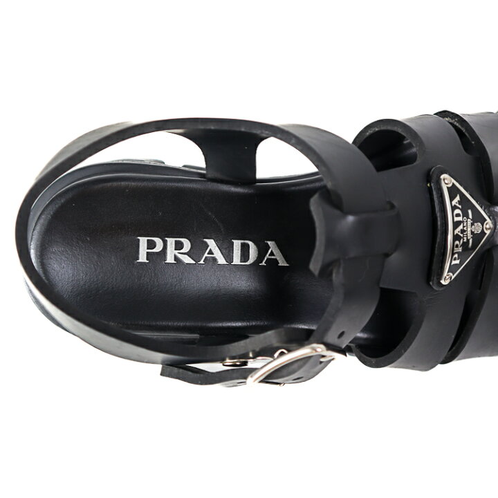 楽天市場】PRADA プラダ ラバーサンダル 厚底 グルカサンダル 2X3083  