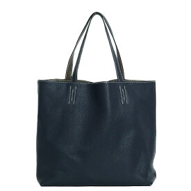 HERMES エルメス ドゥブルセンス 45 トートバッグ ショルダーバッグ Z刻 トリヨンクレマンス ブルーニュイ エタン リバーシブル メンズ・レディースバッグ ブランドバッグ 4453830J 【中古】