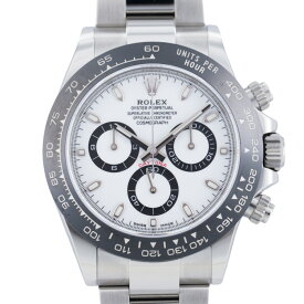 【ほぼ未使用品】ROLEX ロレックス コスモグラフ デイトナ クロノグラフ ブランド時計 メンズ腕時計 116500LN 2019年 ステンレススチール ホワイト文字盤 4336237H 【中古】